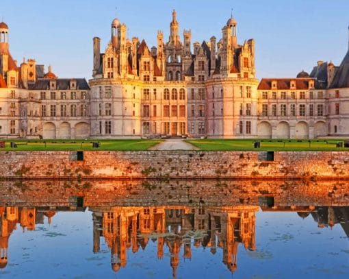 The Castle Of Chambord paint by numbers