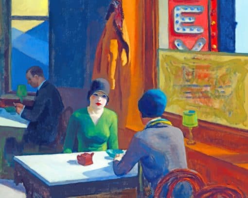 Edward hopper Chop Suey Paint By Numbers