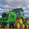 John Deere Green Tractor 8rx paint by numbers