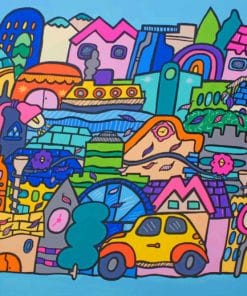 Colorful Artistic Drawing paint by numbers