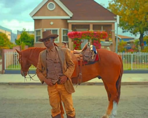 Lil Nas X And A Horse paint by numbers