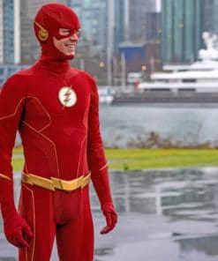 The Flash Super Hero paint by numbers
