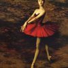 Ballerina With Red Dress