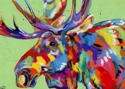 Bully Moose paint by numbers