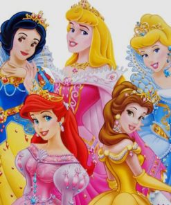 Disney Princesses Paint by numbers