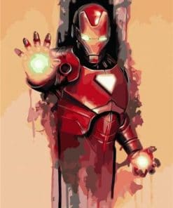 Iron Man The Avengers paint by number