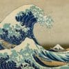 The Great Wave paint by numbers