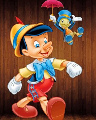 Aesthetic Pinocchio - Paint By Numbers - Num Paint Kit