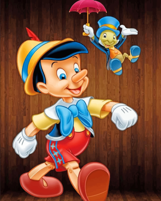 Pinocchio paint by numbers
