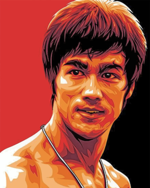 Bruce Lee - Paint By Numbers - Paint by numbers