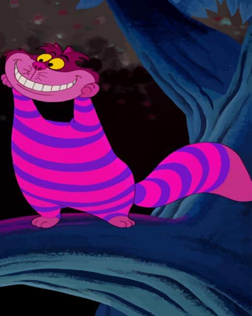 Cheshire Cat - Paint By Numbers - NumPaint - Paint by numbers