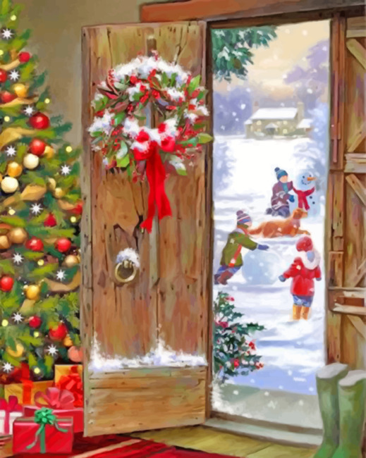 Christmas Vibes paint by numbers