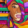 Colorful African Woman