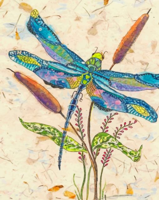 Dragonfly Paint by numbers
