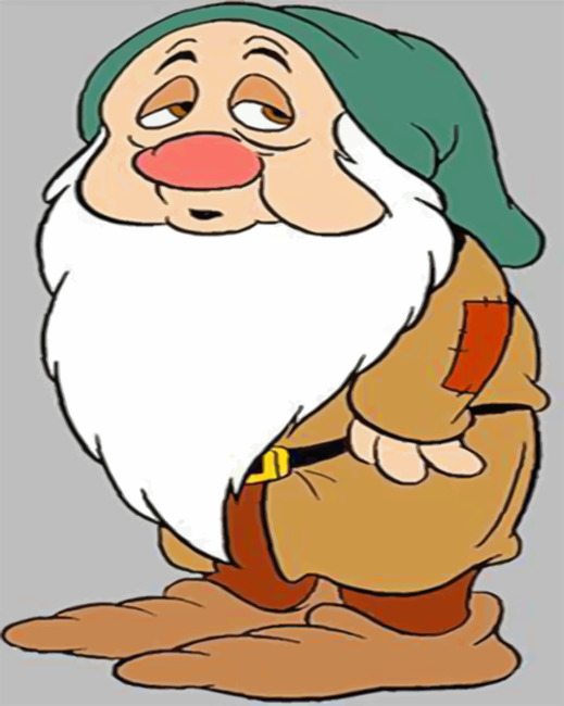 Dwarf From Snow White paint by numbers