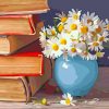 Flowers And Books Paint by numbers