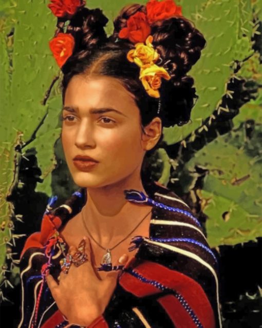 Frida Kahlo Inspiration paint by numbers