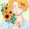 Kaminari And Sunflowers Paint by numbers