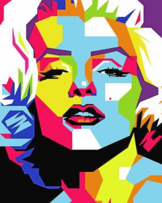 Marilyn Monroe Pop Art - Paint By Numbers - Num Paint Kit