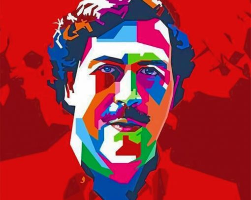 Pablo Escobar Pop Art Paint by numbers