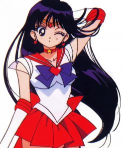 Sailor Mars Amine Paint by numbers
