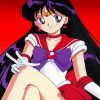Sailor Mars Amine paint by numbers