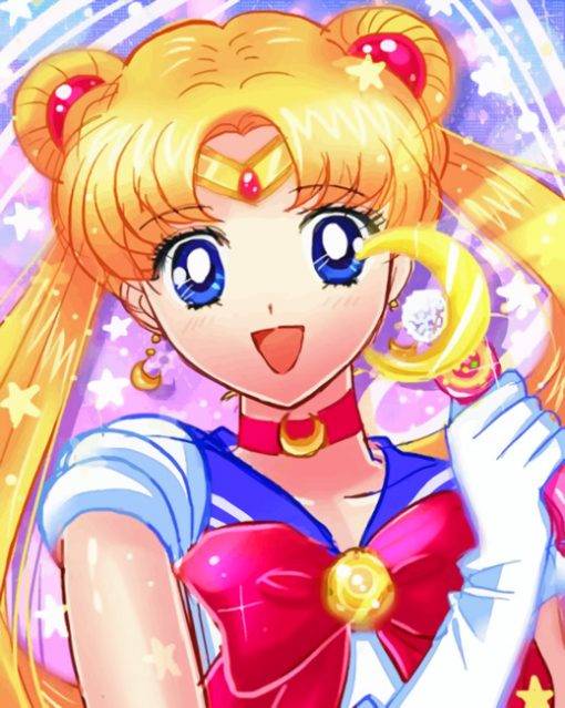Sailor Moon Mine Paint by numbers