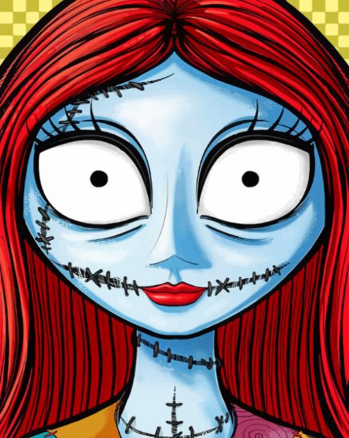 Sally From Nightmare Before Christmas Paint by numbers