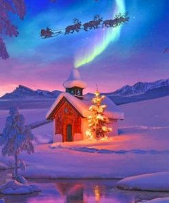 Winter Christmas paint by numbers