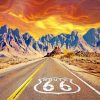 Aesthetic Route 66 Paint by numbers