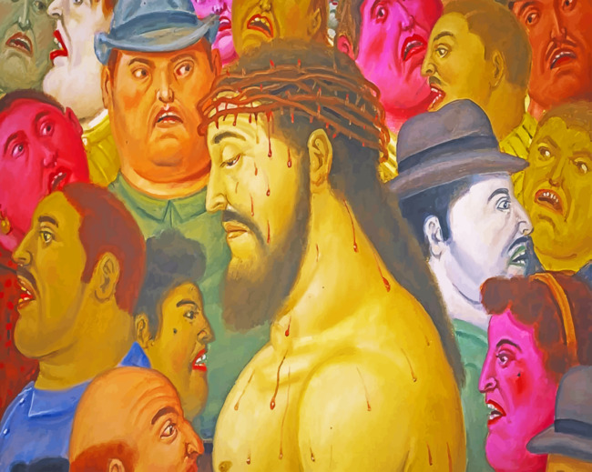 Botero In Rome Paint by numbers