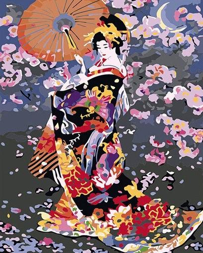 Japanese Women Paint by numbers