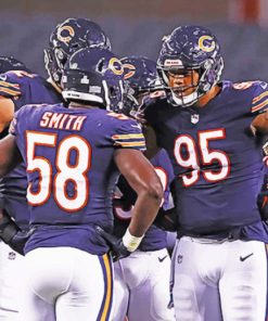 Chicago Bears Defense Paint by numbers