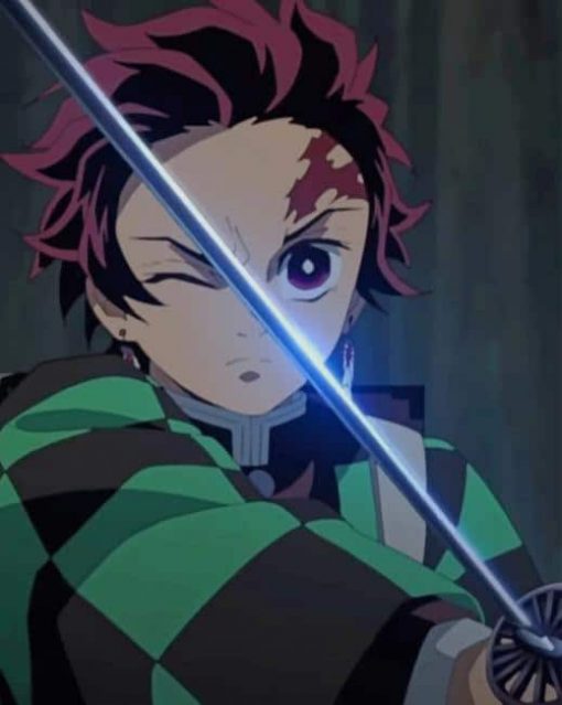 Demon Slayer The Japanese Anime Paint by numbers
