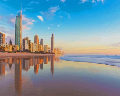Gold Coast Australia Piant by numbers