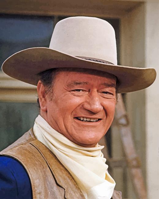 The Legend John Wayne Paint by numbers