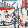 Lowry The Steps Cropped Paint by numbers