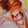 Mom And Her Baby Paint by numbers