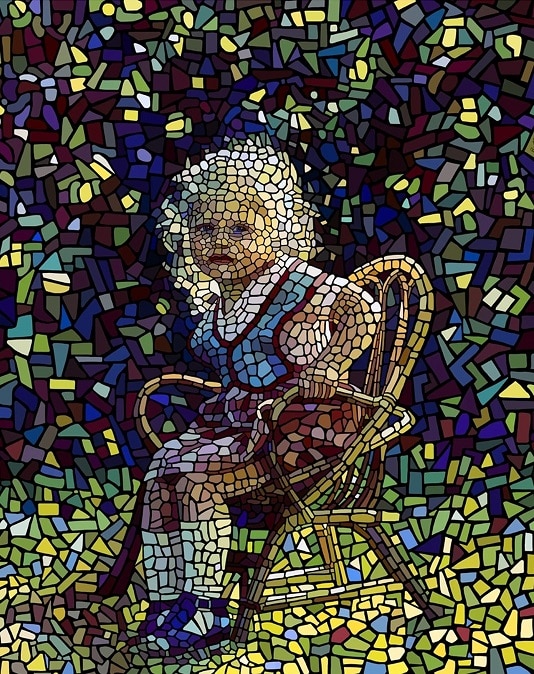 Mosaic Child Paint numbersby