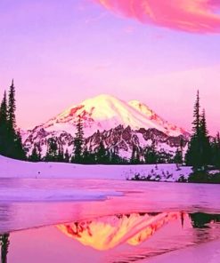Mount Rainier Paint by numbers