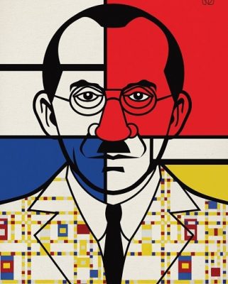 Piet Mondrian - Paint By Numbers - Num Paint Kit