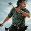 Rick Grimes The Walking Dead Paint by numbers