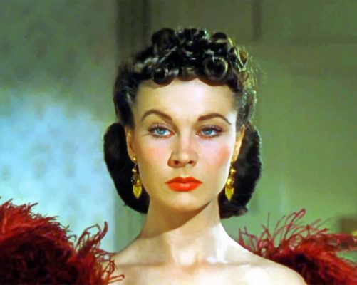 Vivien Leigh Gone With The Wind Paint by numbers