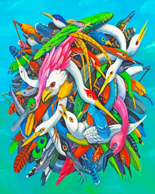 Abstract Animals Paint By Number NumPaint Paint by numbers