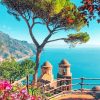Aesthetic Amalfi Coast paint by numbers