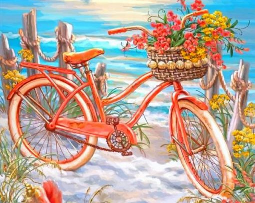 Aesthetic Bicycle Paint by numbers