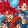 Goku And Vegeta Paint by numbers
