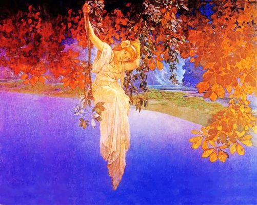 Aesthetic Maxfield Parrish Art Paint by numbers
