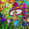 Aesthetic Psychedelic Art paint by numbers