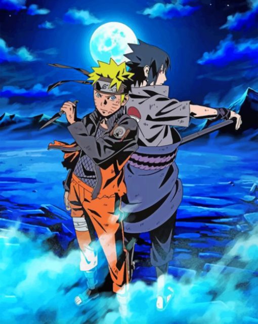 Anime Naruto paint by numbers